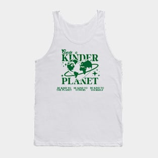 Create a Kinder Planet Vintage Earth Day Tank Top